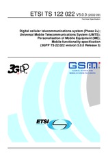 ETSI TS 122022-V5.0.0 30.9.2002