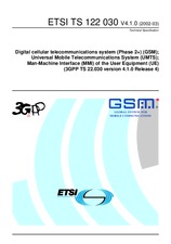 ETSI TS 122030-V4.1.0 31.3.2002
