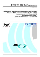 ETSI TS 122042-V4.0.0 31.3.2001