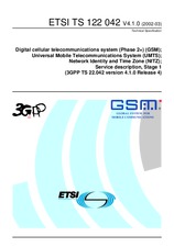 ETSI TS 122042-V4.1.0 31.3.2002