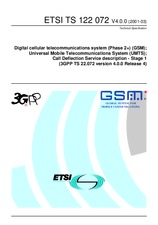 ETSI TS 122072-V4.0.0 31.3.2001