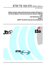 ETSI TS 122072-V8.0.0 14.1.2009