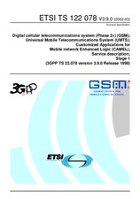 ETSI TS 122078-V3.9.0 31.3.2002