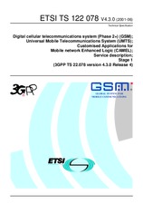 ETSI TS 122078-V4.3.0 17.7.2001