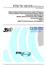 ETSI TS 122078-V7.6.0 31.12.2005