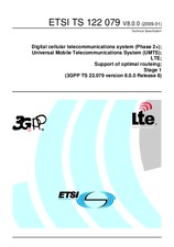 ETSI TS 122079-V8.0.0 16.1.2009