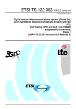 ETSI TS 122083-V8.0.0 16.1.2009