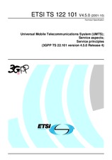 ETSI TS 122101-V4.5.0 23.10.2001