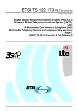 ETSI TS 122173-V8.7.0 19.6.2009