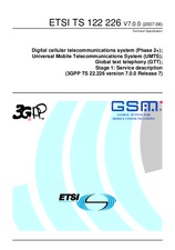 ETSI TS 122226-V7.0.0 30.6.2007