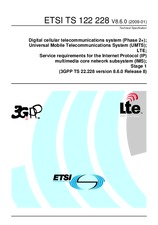 ETSI TS 122228-V8.6.0 30.1.2009