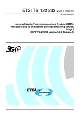 ETSI TS 122233-V5.0.0 31.3.2002