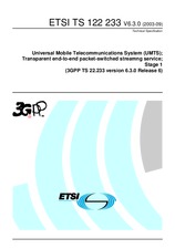 ETSI TS 122233-V6.3.0 30.9.2003