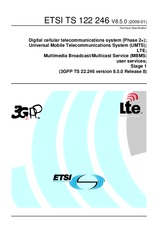 ETSI TS 122246-V8.5.0 30.1.2009