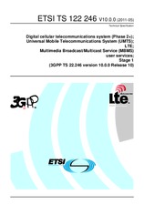 ETSI TS 122246-V10.0.0 13.5.2011