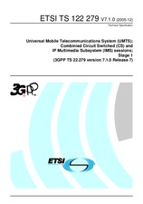 ETSI TS 122279-V7.1.0 31.12.2005