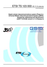 ETSI TS 123003-V5.11.0 30.6.2006