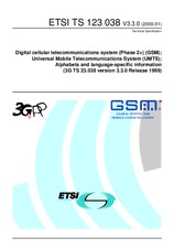 ETSI TS 123038-V3.3.0 28.1.2000