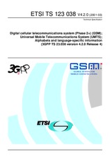 ETSI TS 123038-V4.2.0 31.3.2001