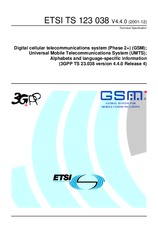 ETSI TS 123038-V4.4.0 31.12.2001