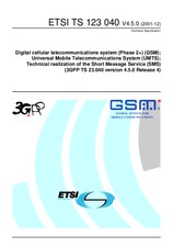 ETSI TS 123040-V4.5.0 31.12.2001