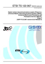 ETSI TS 123067-V6.0.0 31.1.2005