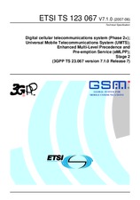 ETSI TS 123067-V7.1.0 30.6.2007