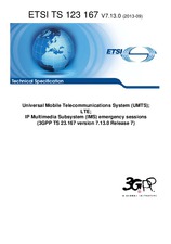Norma ETSI TS 123167-V7.13.0 20.9.2013 náhled