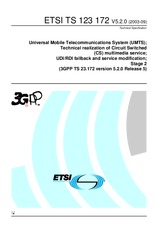 ETSI TS 123172-V5.2.0 30.9.2003