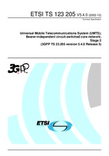 ETSI TS 123205-V5.4.0 31.12.2002