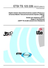 ETSI TS 123226-V8.0.0 19.1.2009