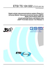 ETSI TS 124022-V7.0.0 30.6.2007