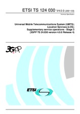 ETSI TS 124030-V4.0.0 31.3.2001