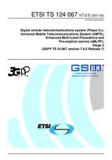ETSI TS 124067-V7.0.0 30.6.2007