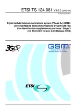 ETSI TS 124081-V3.0.0 28.1.2000