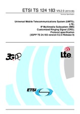 ETSI TS 124183-V9.2.0 22.6.2010