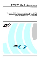 ETSI TS 124216-V7.1.0 30.6.2007
