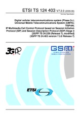 ETSI TS 124403-V7.3.0 17.6.2009