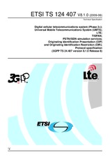 ETSI TS 124407-V8.1.0 17.6.2009