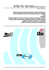 ETSI TS 124503-V8.5.0 17.6.2009