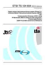 ETSI TS 124604-V8.5.0 30.9.2009