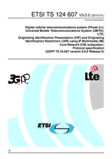 ETSI TS 124607-V9.0.0 26.1.2010