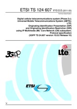 ETSI TS 124607-V10.0.0 3.5.2011