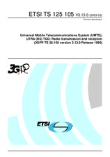 ETSI TS 125105-V3.13.0 30.3.2003