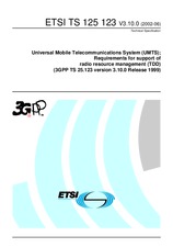 ETSI TS 125123-V3.10.0 30.6.2002