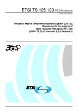 Norma ETSI TS 125123-V5.0.0 31.3.2002 náhled
