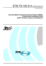 ETSI TS 125214-V5.0.0 31.3.2002