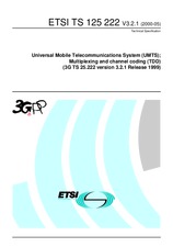 Norma ETSI TS 125222-V3.2.1 17.5.2000 náhled