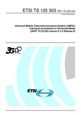 ETSI TS 125303-V6.1.0 30.9.2004