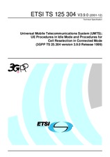 ETSI TS 125304-V3.9.0 31.12.2001